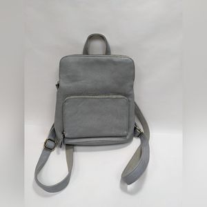 Blue Gray Small backpack purse